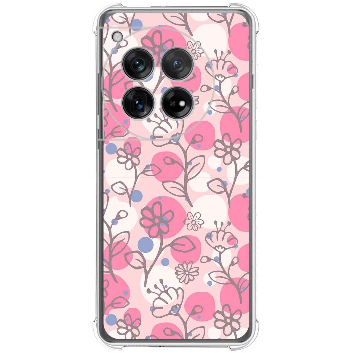 Funda Silicona Antigolpes para Oneplus 12 5G diseño Flores 07 Dibujos