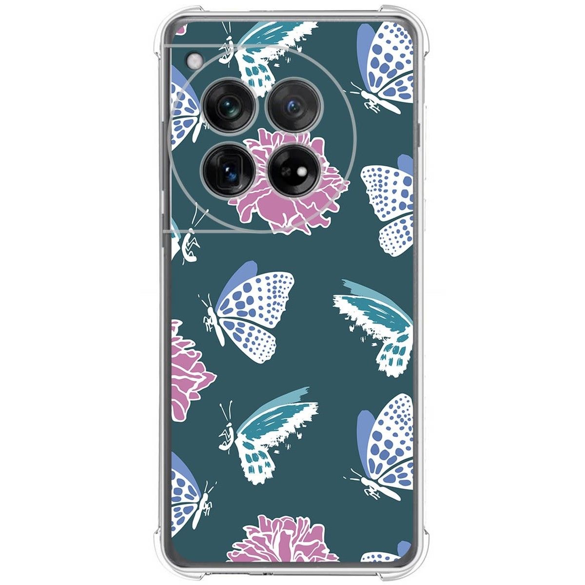 Funda Silicona Antigolpes para Oneplus 12 5G diseño Flores 10 Dibujos