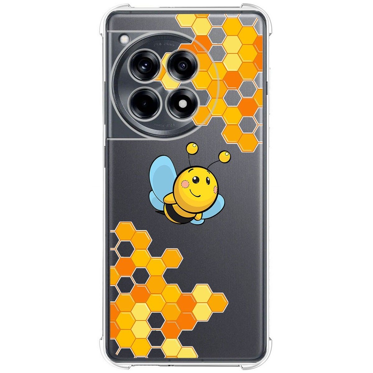 Funda Silicona Antigolpes para Oneplus 12R 5G diseño Abeja Dibujos