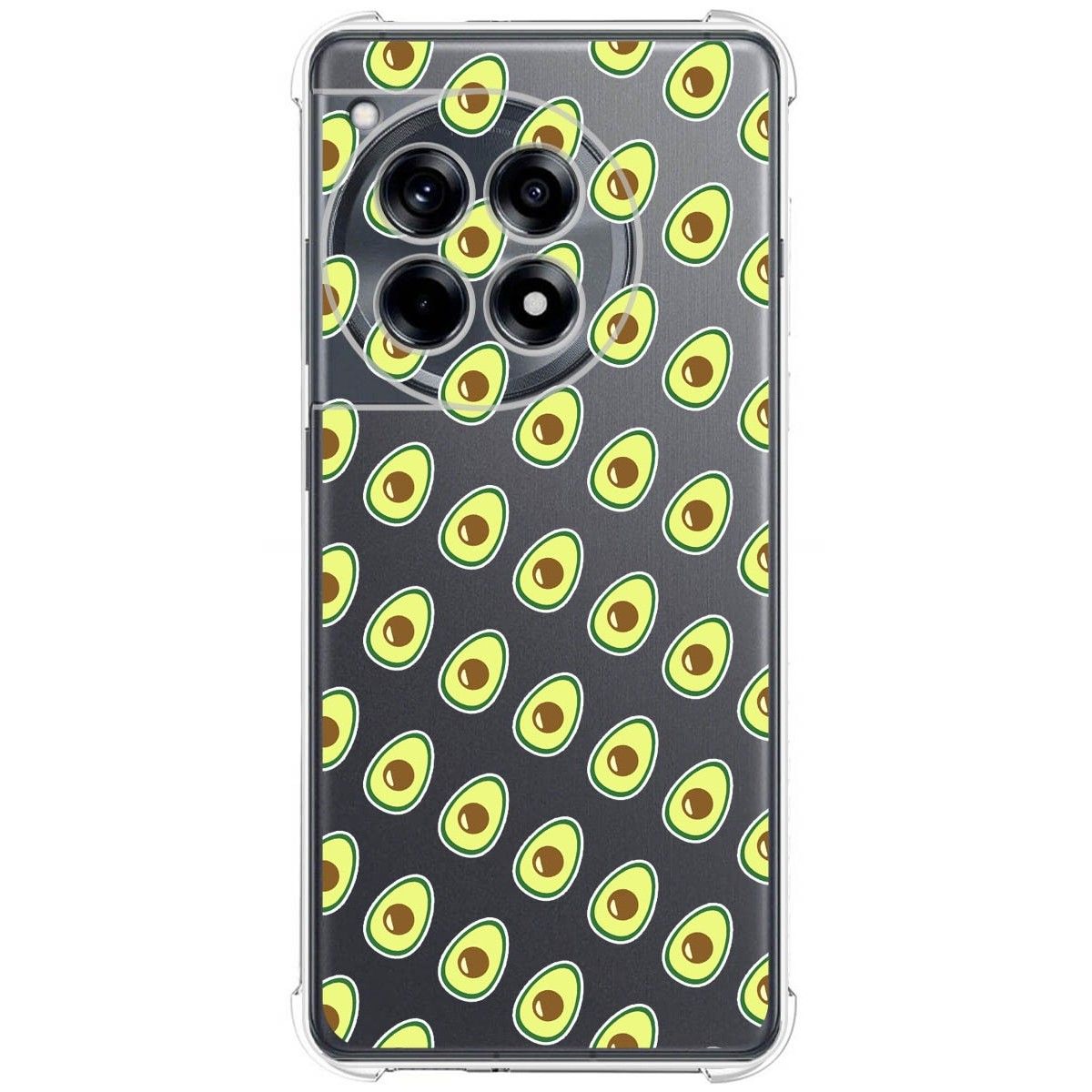 Funda Silicona Antigolpes para Oneplus 12R 5G diseño Aguacate Dibujos