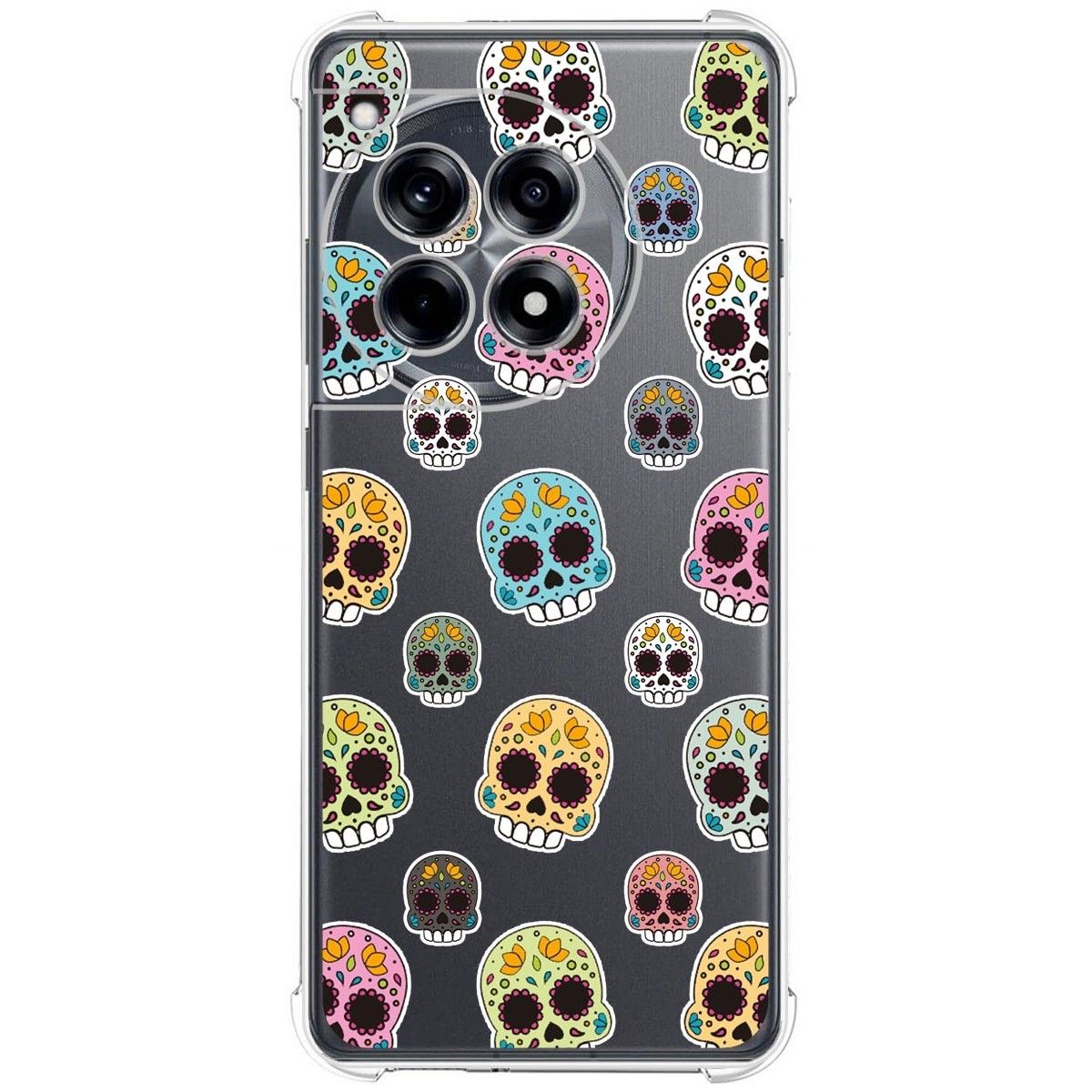 Funda Silicona Antigolpes para Oneplus 12R 5G diseño Catrina Dibujos