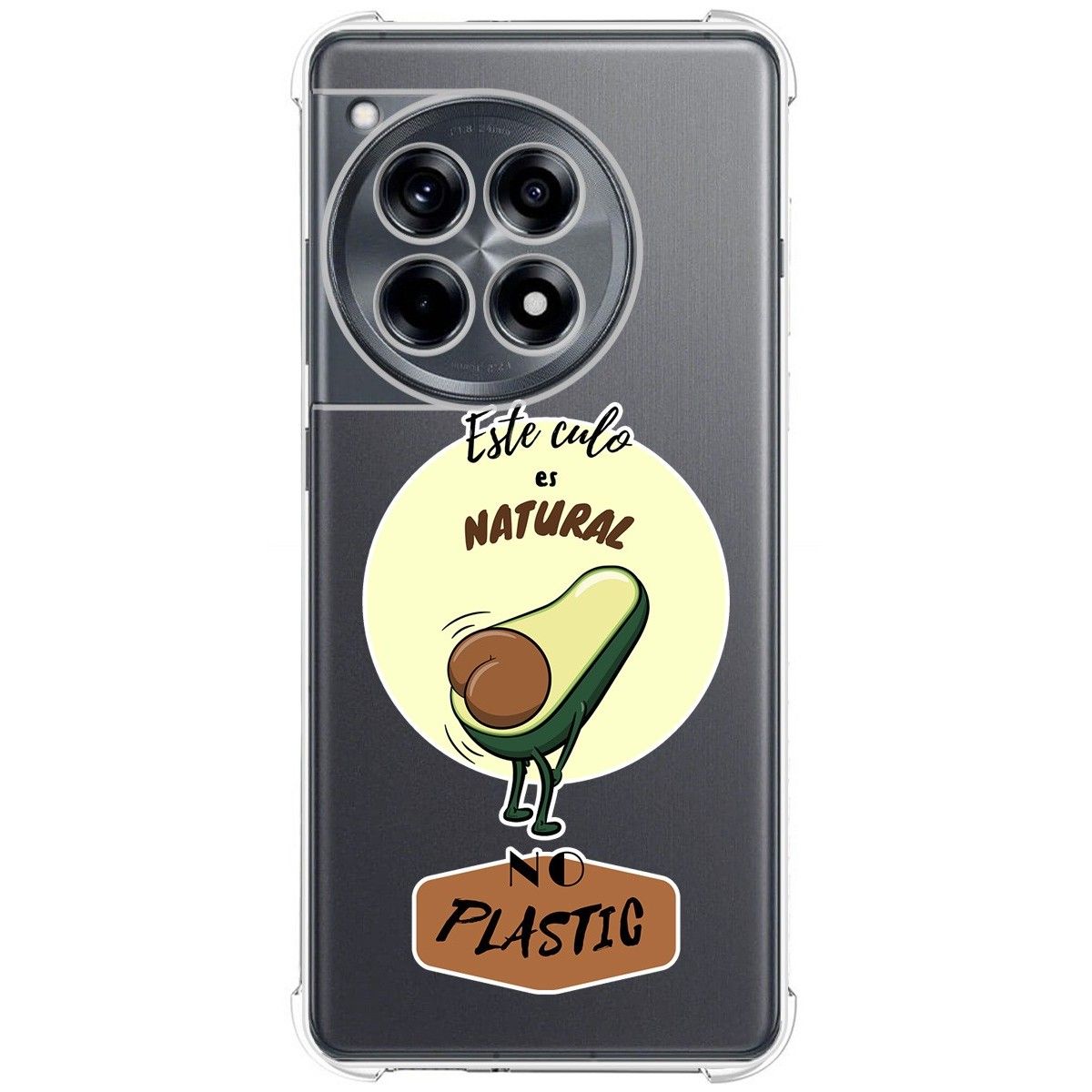 Funda Silicona Antigolpes para Oneplus 12R 5G diseño Culo Natural Dibujos