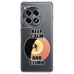 Funda Silicona Antigolpes para Oneplus 12R 5G diseño Hombre Escalada Dibujos