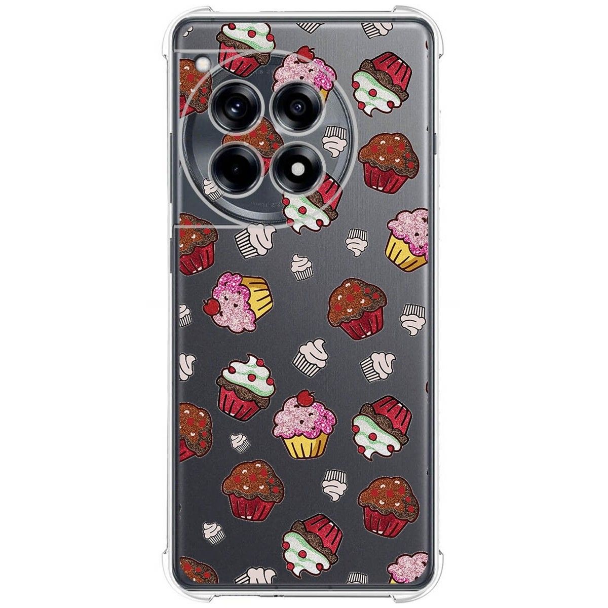 Funda Silicona Antigolpes para Oneplus 12R 5G diseño Muffins Dibujos
