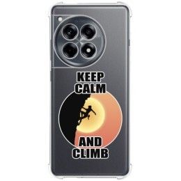 Funda Silicona Antigolpes para Oneplus 12R 5G diseño Mujer Escalada Dibujos