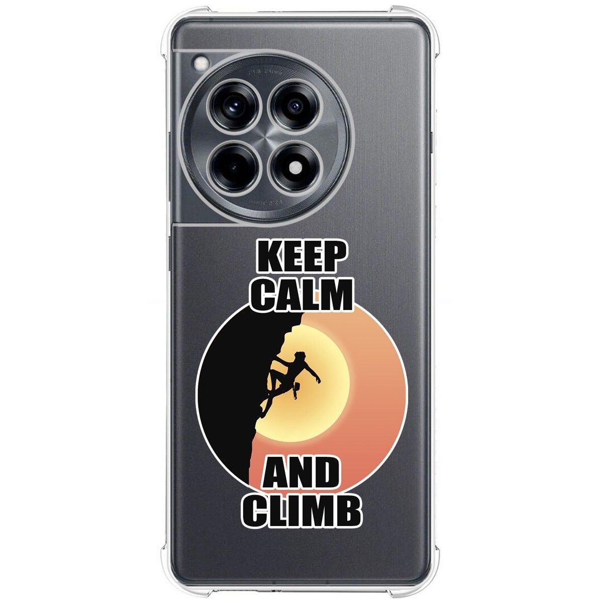 Funda Silicona Antigolpes para Oneplus 12R 5G diseño Mujer Escalada Dibujos