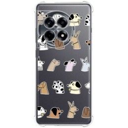 Funda Silicona Antigolpes para Oneplus 12R 5G diseño Perros Dibujos