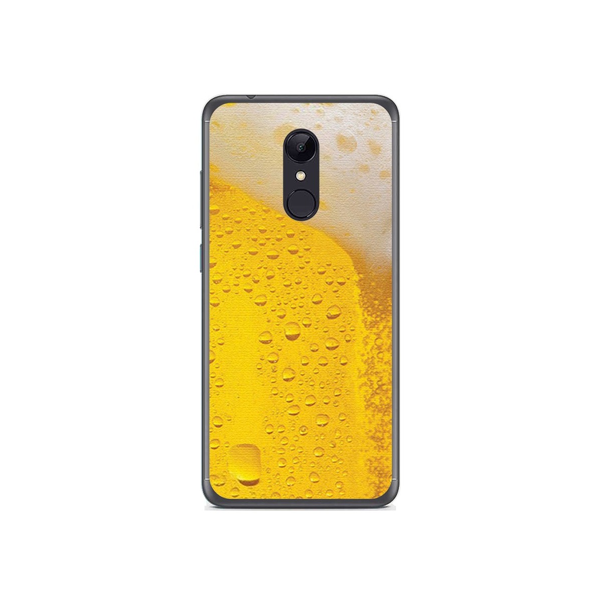 Funda Gel Tpu para Xiaomi Redmi 5 Plus Diseño Cerveza Dibujos