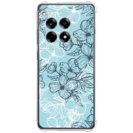 Funda Silicona Antigolpes para Oneplus 12R 5G diseño Flores 03 Dibujos