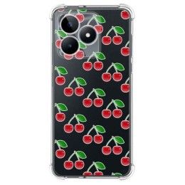 Funda Silicona Antigolpes para Realme C51 diseño Cerezas Dibujos