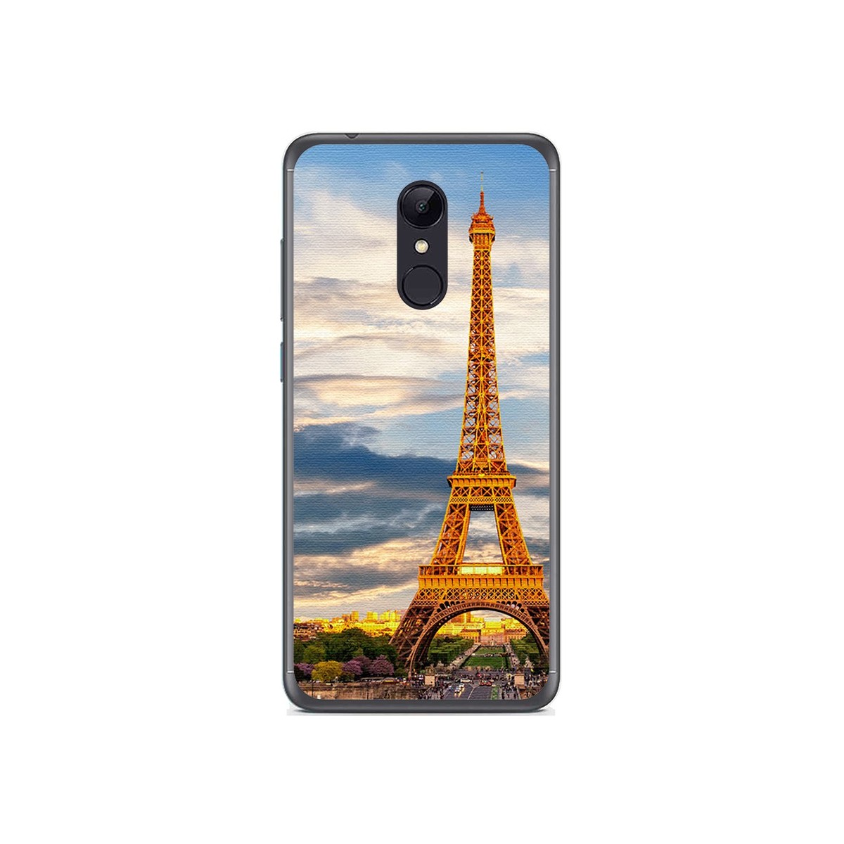Funda Gel Tpu para Xiaomi Redmi 5 Plus Diseño Paris Dibujos