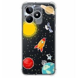 Funda Silicona Antigolpes para Realme C51 diseño Espacio Dibujos