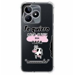 Funda Silicona Antigolpes para Realme C51 diseño Vaca Dibujos