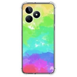 Funda Silicona Antigolpes para Realme C51 diseño Acuarela 03 Dibujos