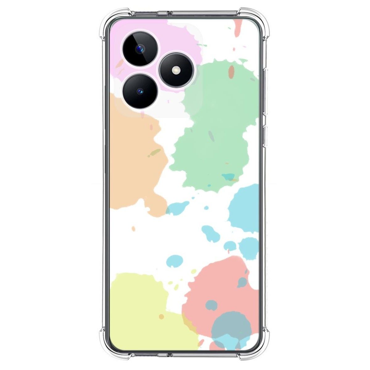 Funda Silicona Antigolpes para Realme C51 diseño Acuarela 05 Dibujos