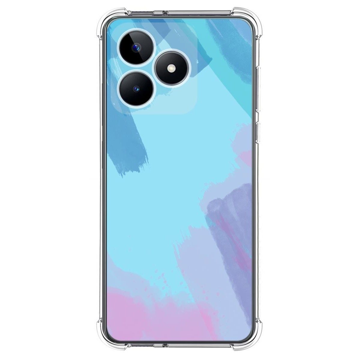 Funda Silicona Antigolpes para Realme C51 diseño Acuarela 10 Dibujos