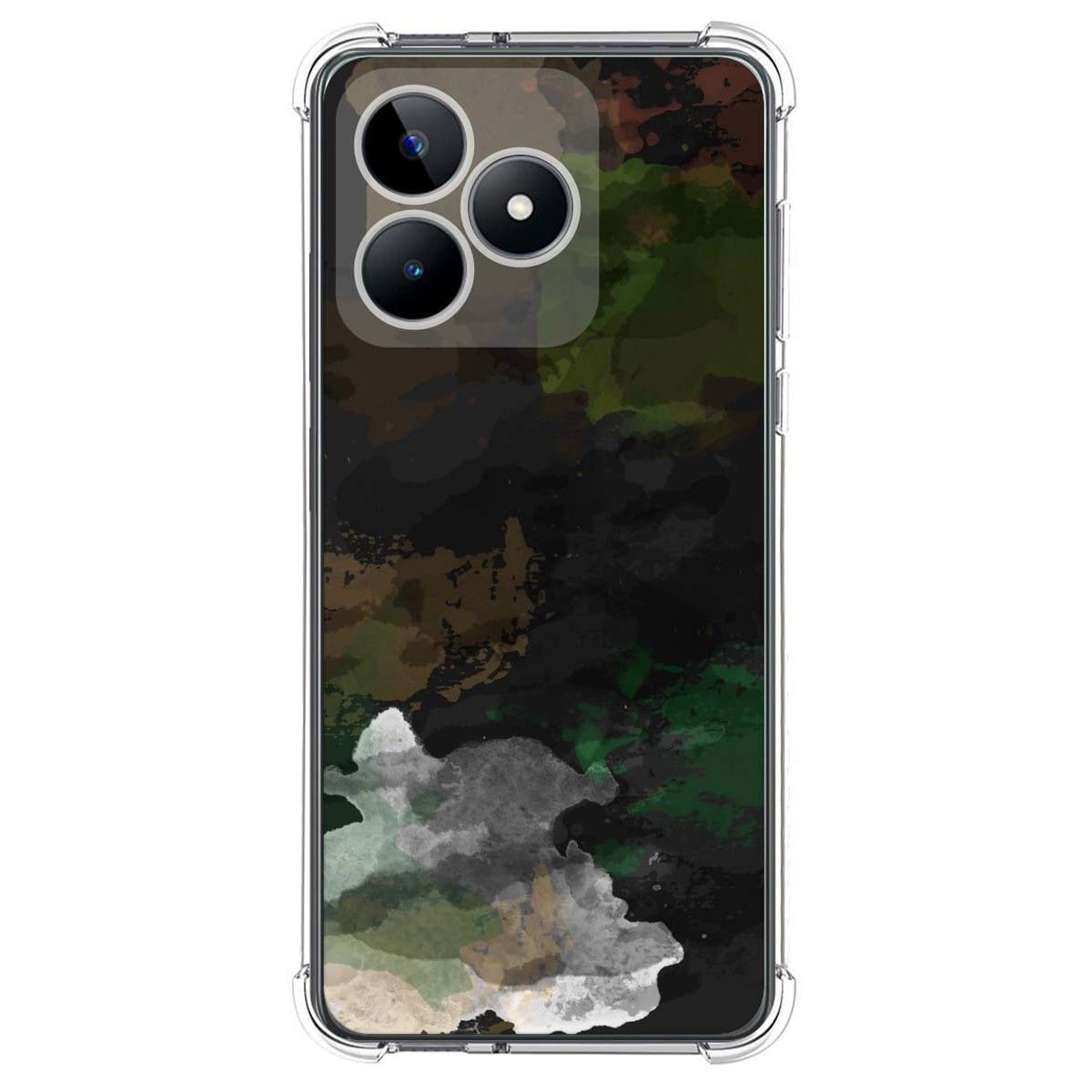 Funda Silicona Antigolpes para Realme C51 diseño Acuarela 12 Dibujos