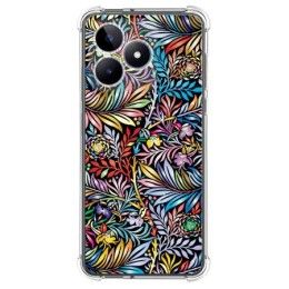 Funda Silicona Antigolpes para Realme C51 diseño Flores 04 Dibujos