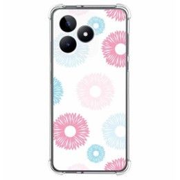 Funda Silicona Antigolpes para Realme C51 diseño Flores 06 Dibujos