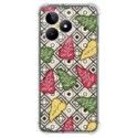 Funda Silicona Antigolpes para Realme C51 diseño Flores 11 Dibujos