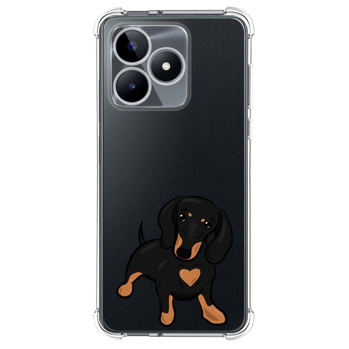 Funda Silicona Antigolpes para Realme C51 diseño Perros 04 Dibujos