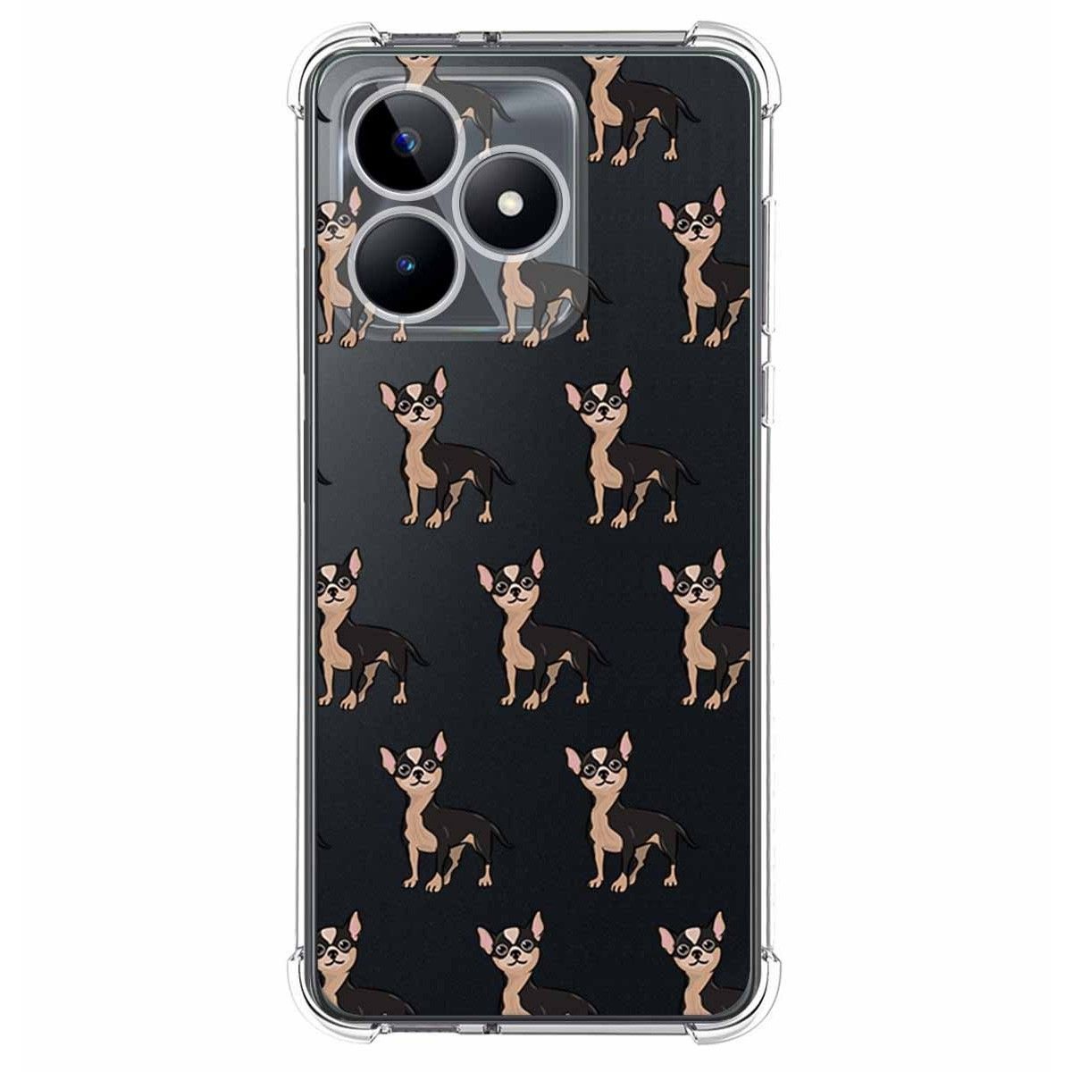 Funda Silicona Antigolpes para Realme C51 diseño Perros 11 Dibujos