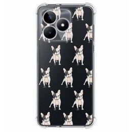 Funda Silicona Antigolpes para Realme C51 diseño Perros 12 Dibujos