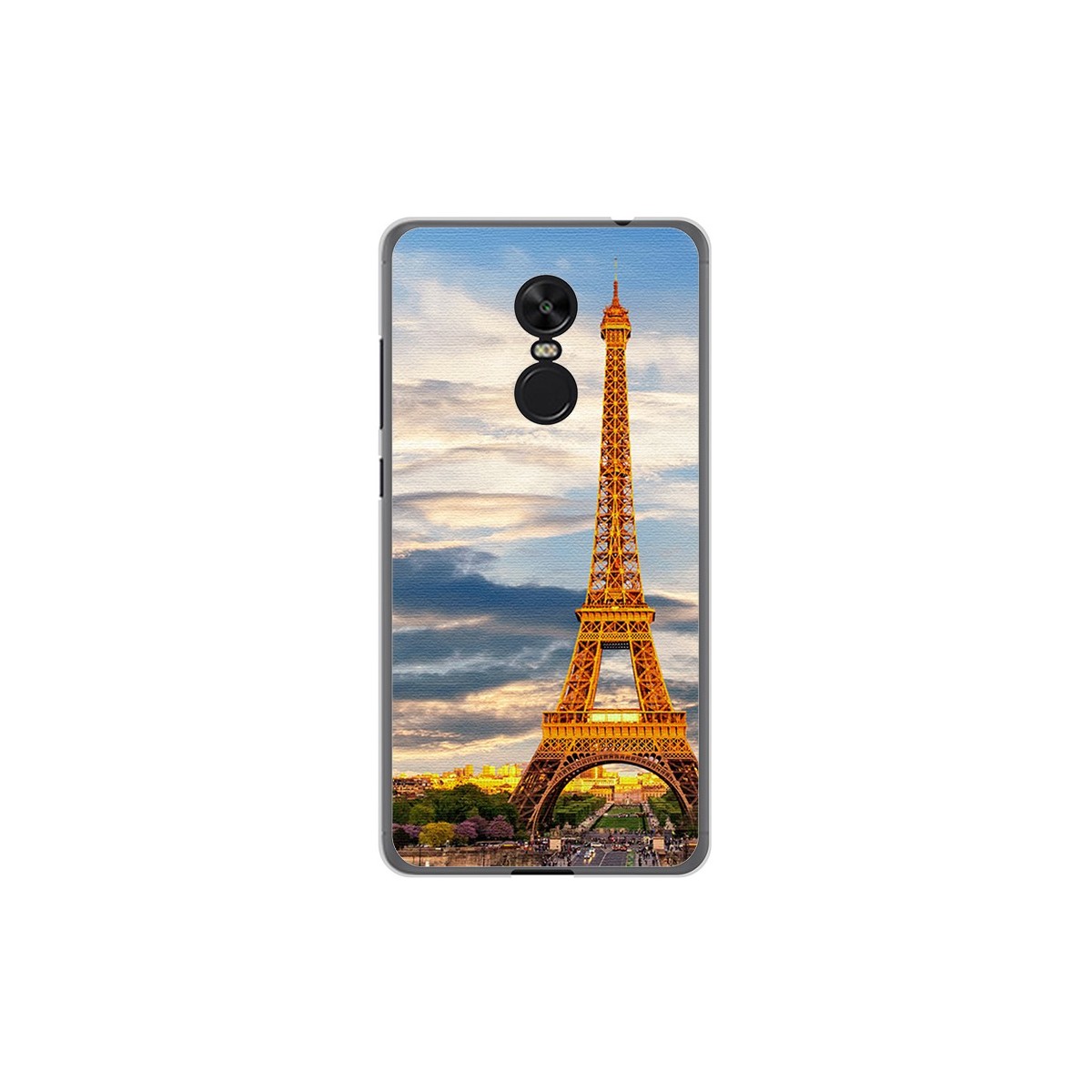 Funda Gel Tpu para Xiaomi Redmi Note 4X / 4 Version Global Diseño Paris Dibujos