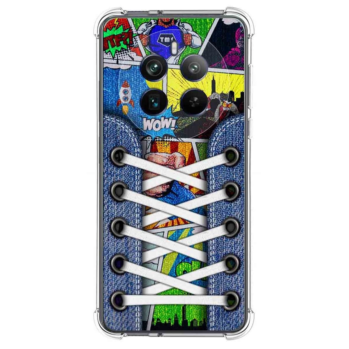 Funda Silicona Antigolpes para Realme 12 Pro 5G / 12 Pro Plus 5G diseño Zapatillas 14 Dibujos