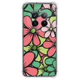 Funda Silicona Antigolpes para Realme 12 Pro 5G / 12 Pro Plus 5G diseño Flores 02 Dibujos
