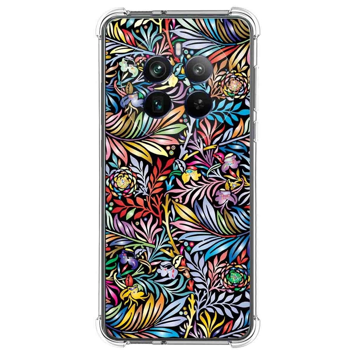 Funda Silicona Antigolpes para Realme 12 Pro 5G / 12 Pro Plus 5G diseño Flores 04 Dibujos