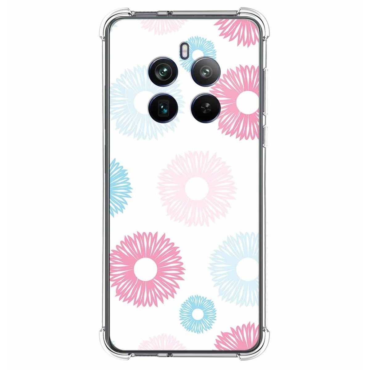 Funda Silicona Antigolpes para Realme 12 Pro 5G / 12 Pro Plus 5G diseño Flores 06 Dibujos