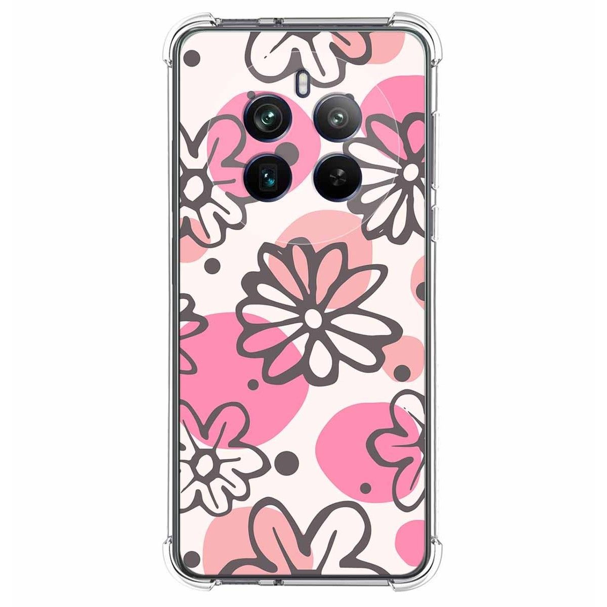 Funda Silicona Antigolpes para Realme 12 Pro 5G / 12 Pro Plus 5G diseño Flores 09 Dibujos