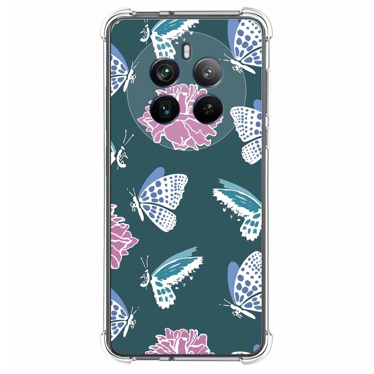 Funda Silicona Antigolpes para Realme 12 Pro 5G / 12 Pro Plus 5G diseño Flores 10 Dibujos