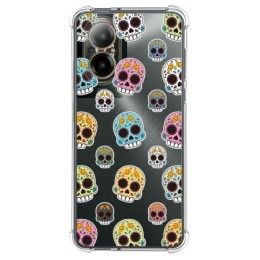 Funda Silicona Antigolpes para Realme C67 4G diseño Catrina Dibujos