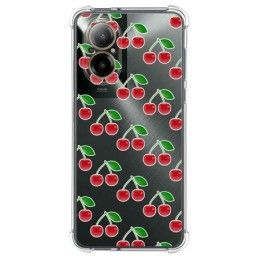 Funda Silicona Antigolpes para Realme C67 4G diseño Cerezas Dibujos