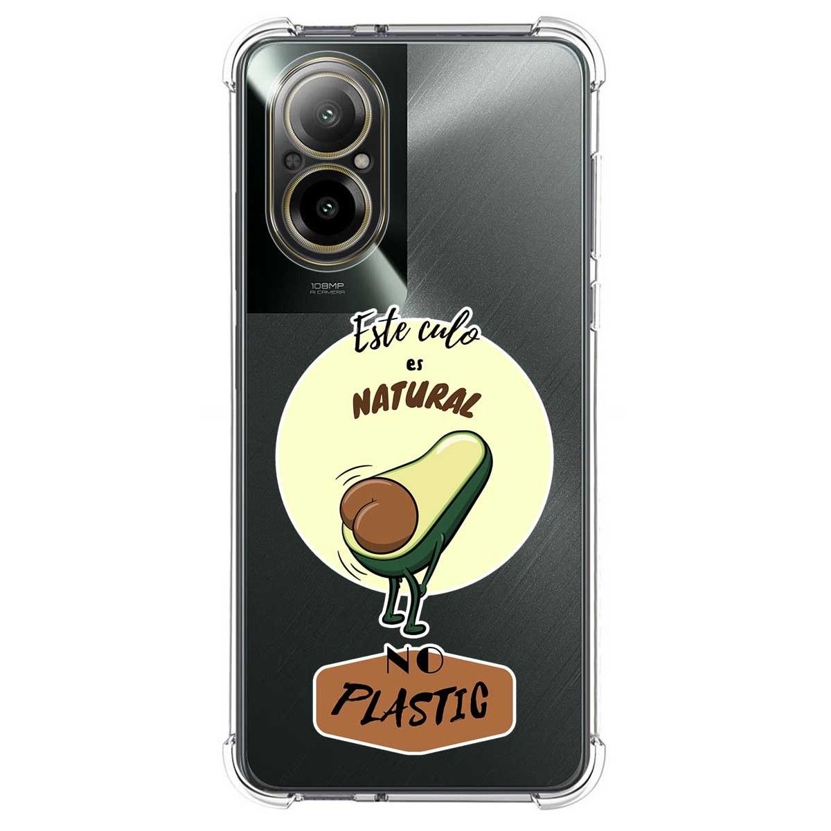 Funda Silicona Antigolpes para Realme C67 4G diseño Culo Natural Dibujos