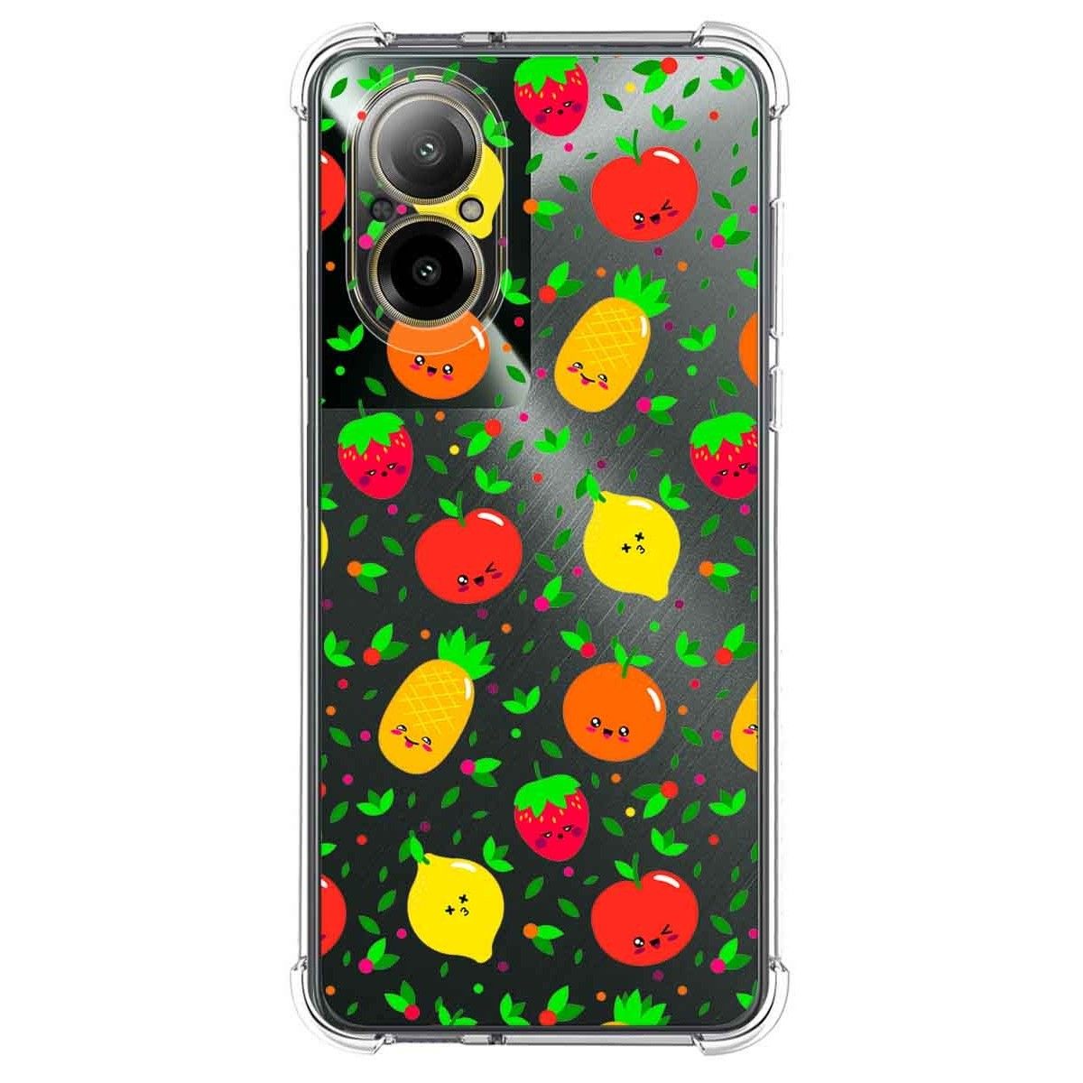 Funda Silicona Antigolpes para Realme C67 4G diseño Frutas 01 Dibujos