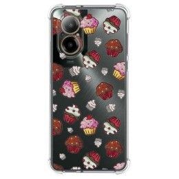 Funda Silicona Antigolpes para Realme C67 4G diseño Muffins Dibujos