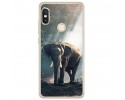 Funda Gel Tpu para Xiaomi Redmi Note 5 / Note 5 Pro Elefante Dibujos