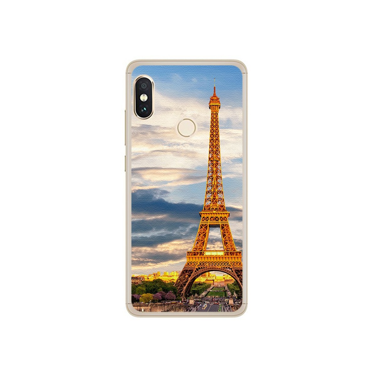 Funda Gel Tpu para Xiaomi Redmi Note 5 / Note 5 Pro Paris Dibujos