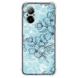 Funda Silicona Antigolpes para Realme C67 4G diseño Flores 03 Dibujos