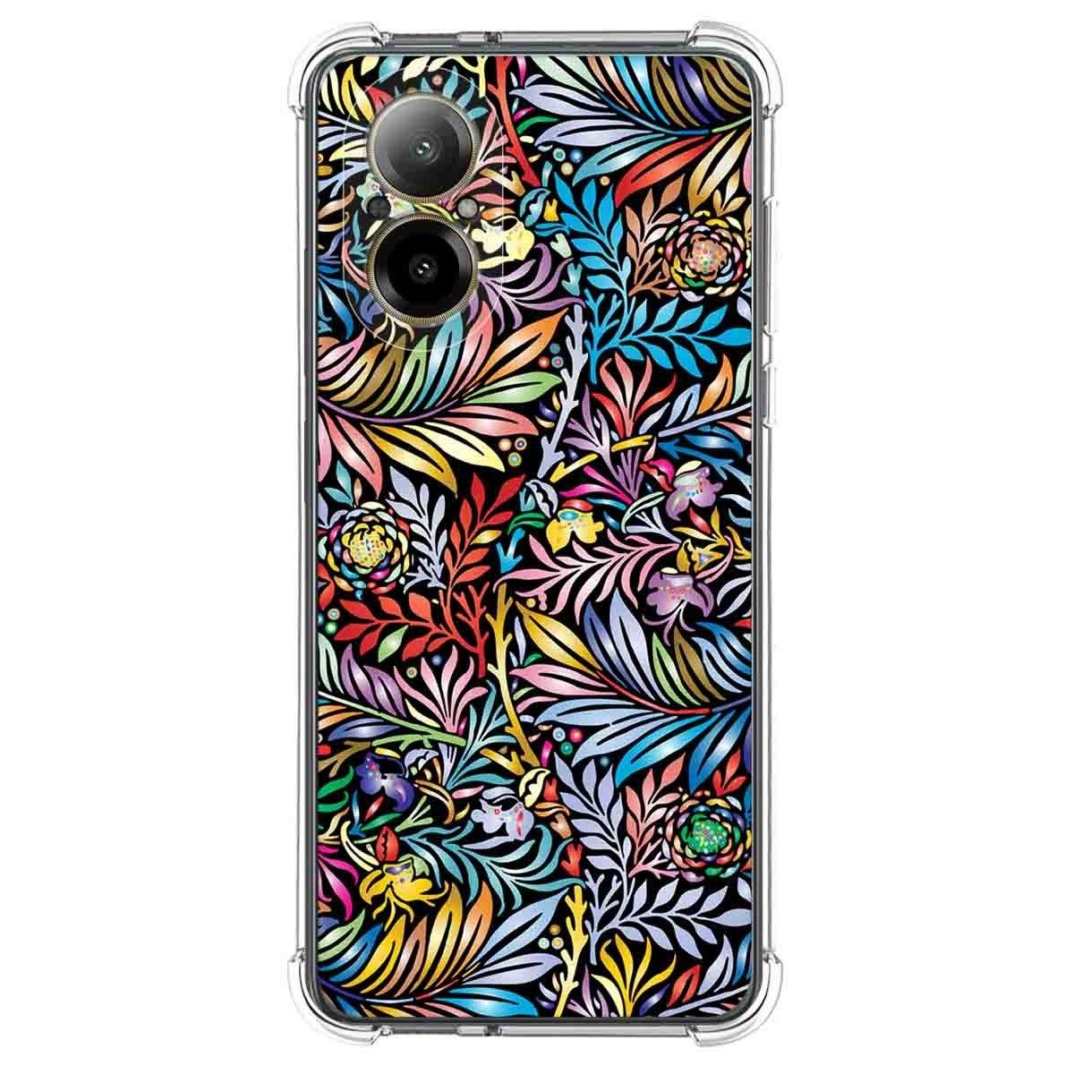 Funda Silicona Antigolpes para Realme C67 4G diseño Flores 04 Dibujos