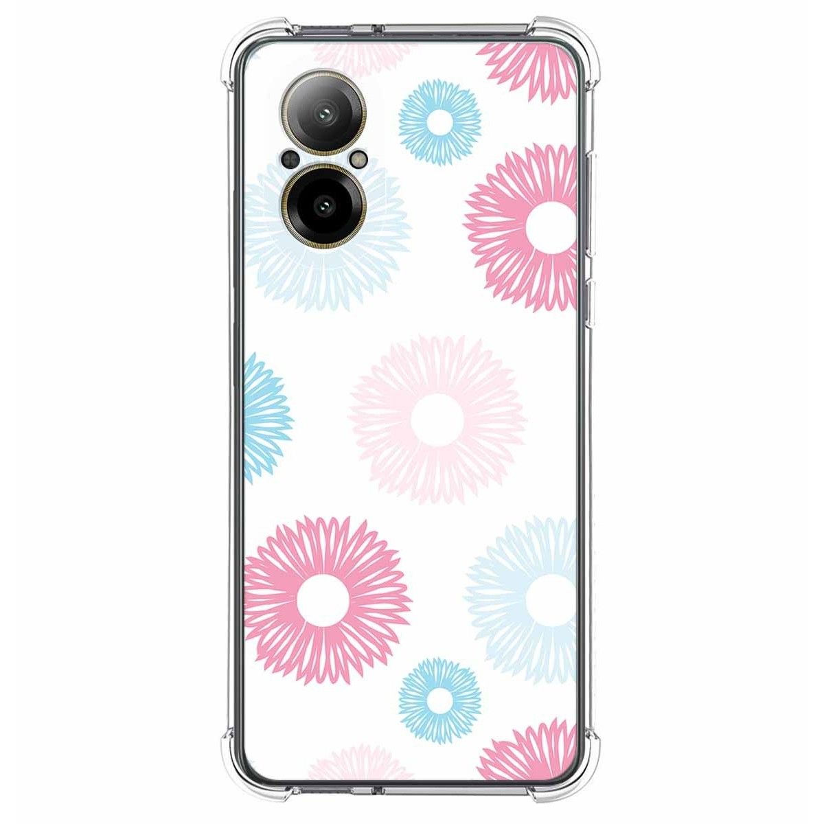 Funda Silicona Antigolpes para Realme C67 4G diseño Flores 06 Dibujos