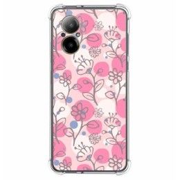 Funda Silicona Antigolpes para Realme C67 4G diseño Flores 07 Dibujos