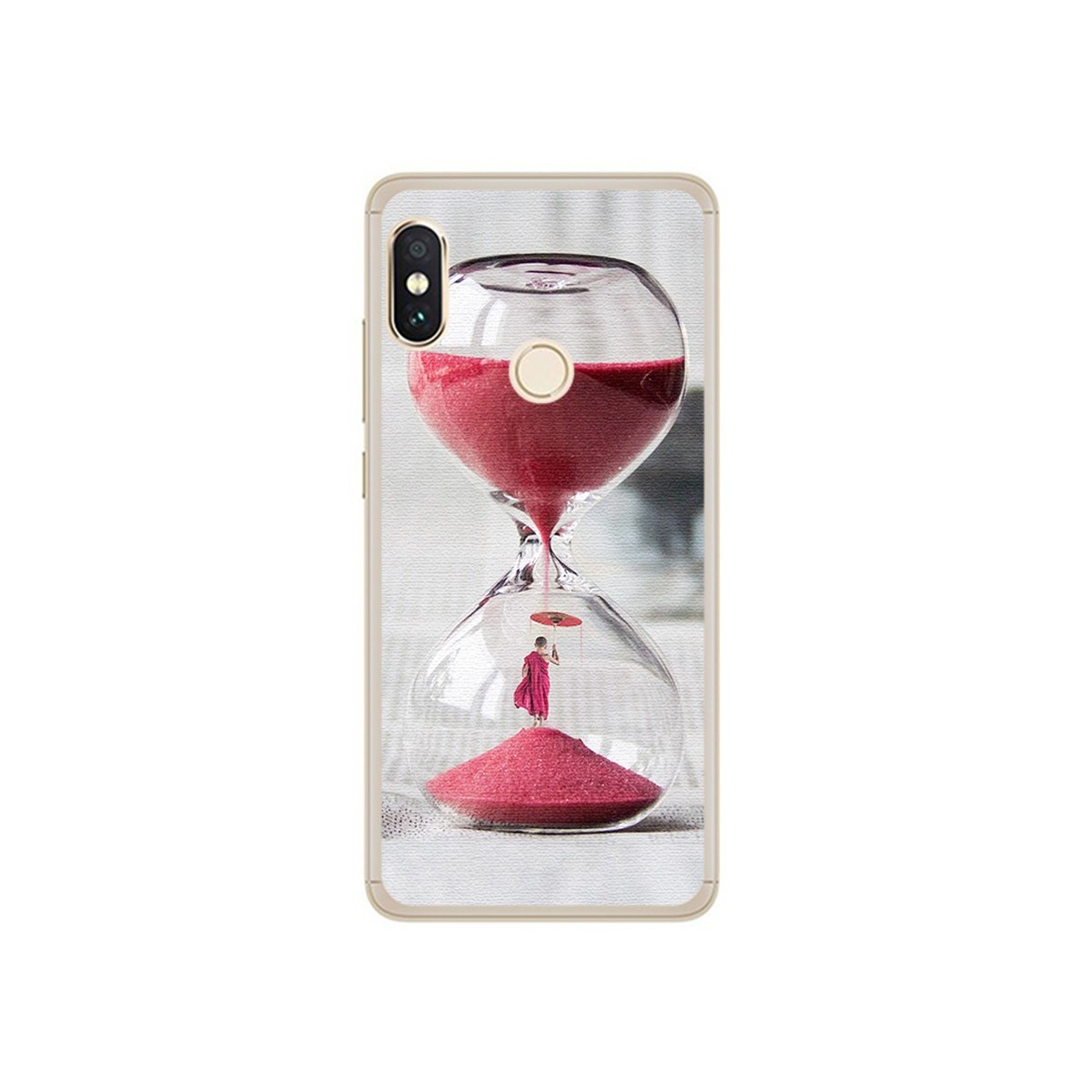 Funda Gel Tpu para Xiaomi Redmi Note 5 / Note 5 Pro Reloj Dibujos