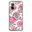 Funda Silicona Antigolpes para Realme C67 4G diseño Flores 09 Dibujos