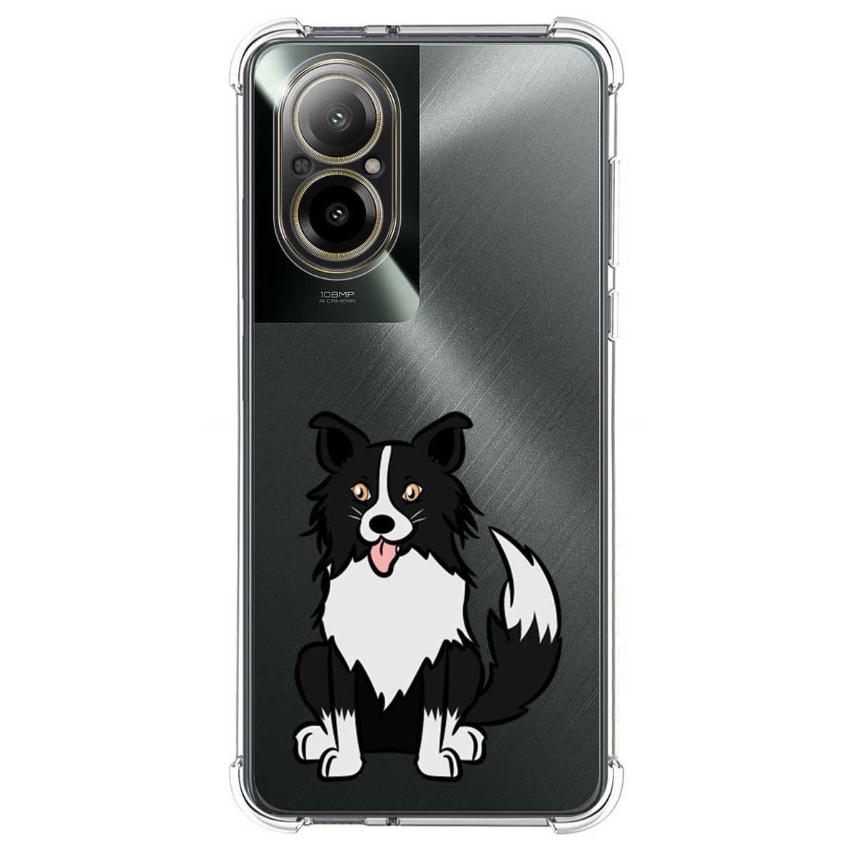 Funda Silicona Antigolpes para Realme C67 4G diseño Perros 01 Dibujos