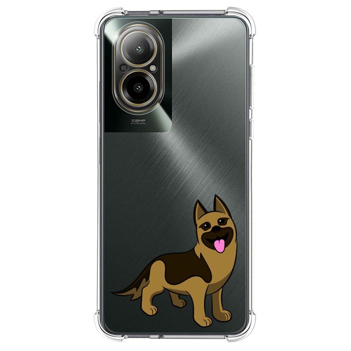 Funda Silicona Antigolpes para Realme C67 4G diseño Perros 03 Dibujos