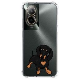 Funda Silicona Antigolpes para Realme C67 4G diseño Perros 04 Dibujos